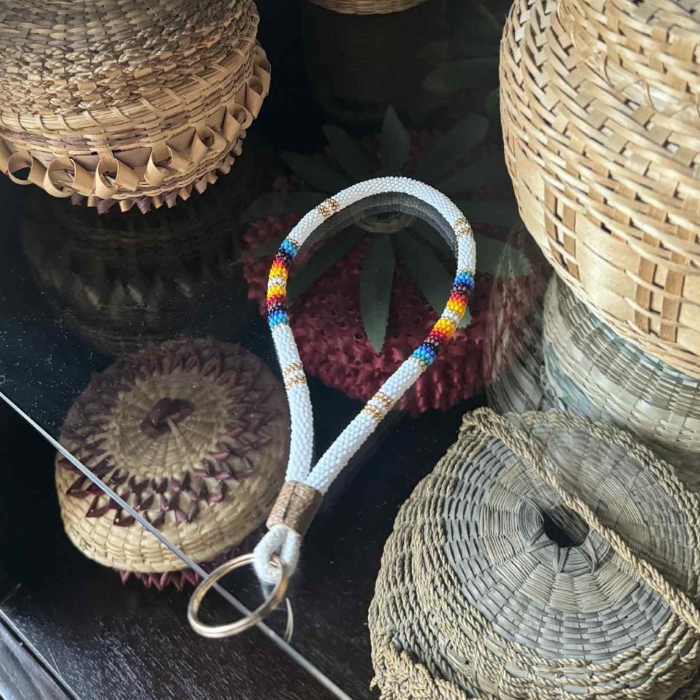 Beaded lanyard